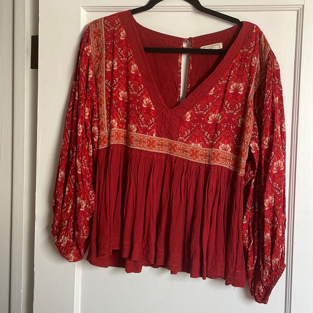 Spell Jewel Smock Blouse❤️